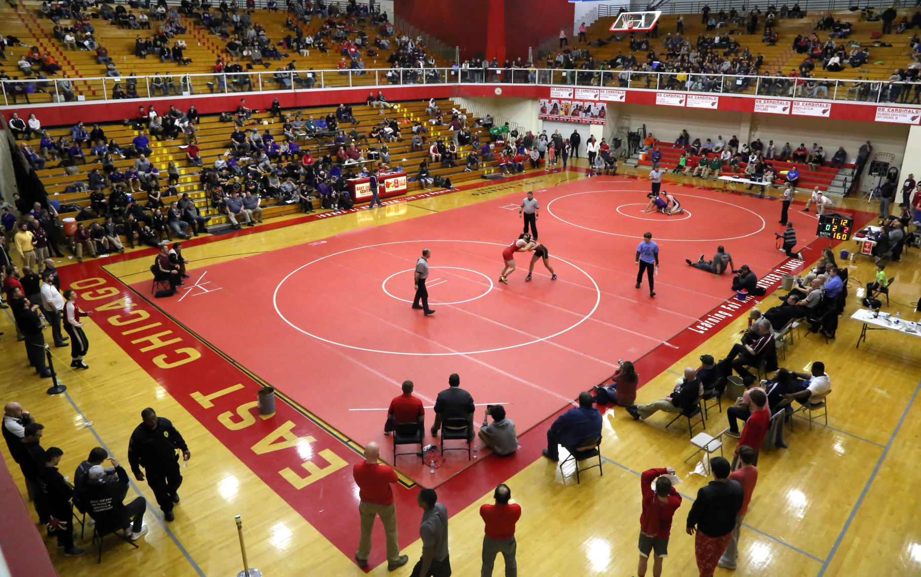 Semistate wrestling at E.C. Central